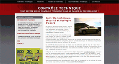 Desktop Screenshot of controle-technique.fr