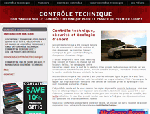 Tablet Screenshot of controle-technique.fr